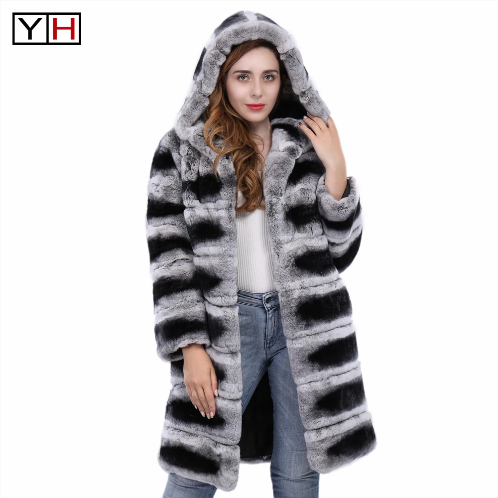 Горячая Распродажа Женская Настоящая Меховая куртка из натуральной Настоящий