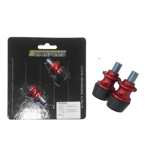 10MM Red SEMSPEED CNC алюминиевые аксессуары для мотоциклов маятник Катушки слайдер для MSX 125 MSX125 CB1000R CBR650R CB650R CB650F CBR650F - Цвет: 10MM Red
