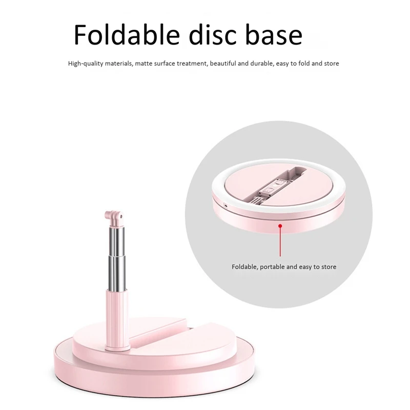 Заполняющий светодиодный кольцевой светильник от пола до потолка складной для