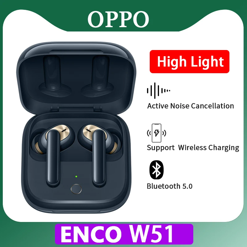 Оригинальные наушники ETI02 OPPO ENCO W51 W31 tws Беспроводная Bluetooth гарнитура Reno ace 3 Pro 2z 2f 10x