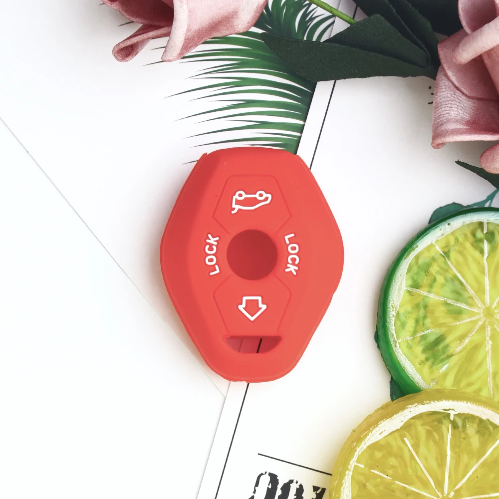 

KEYYOU для BMW EWS System X3 Z3 X5 Z4 1/3/5/7 серии для BMW E36 E39 E46 E38 E53 E60 E61 E63 E64 E81 E83 силиконовый чехол для ключей