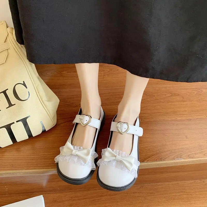 

Модный круглый носок в стиле Мэри Джейн, обувь для женщин, летняя 2021 высокого качества с не сужающимся книзу массивным каблуком, с острым нос...