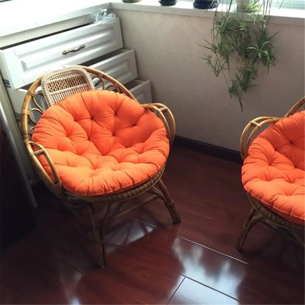 

Round Chair Cushion Swing Seat Cushion Hanging Chair Pad Backrest Cushion Home Floor Cushion With pillow for Home Decoration