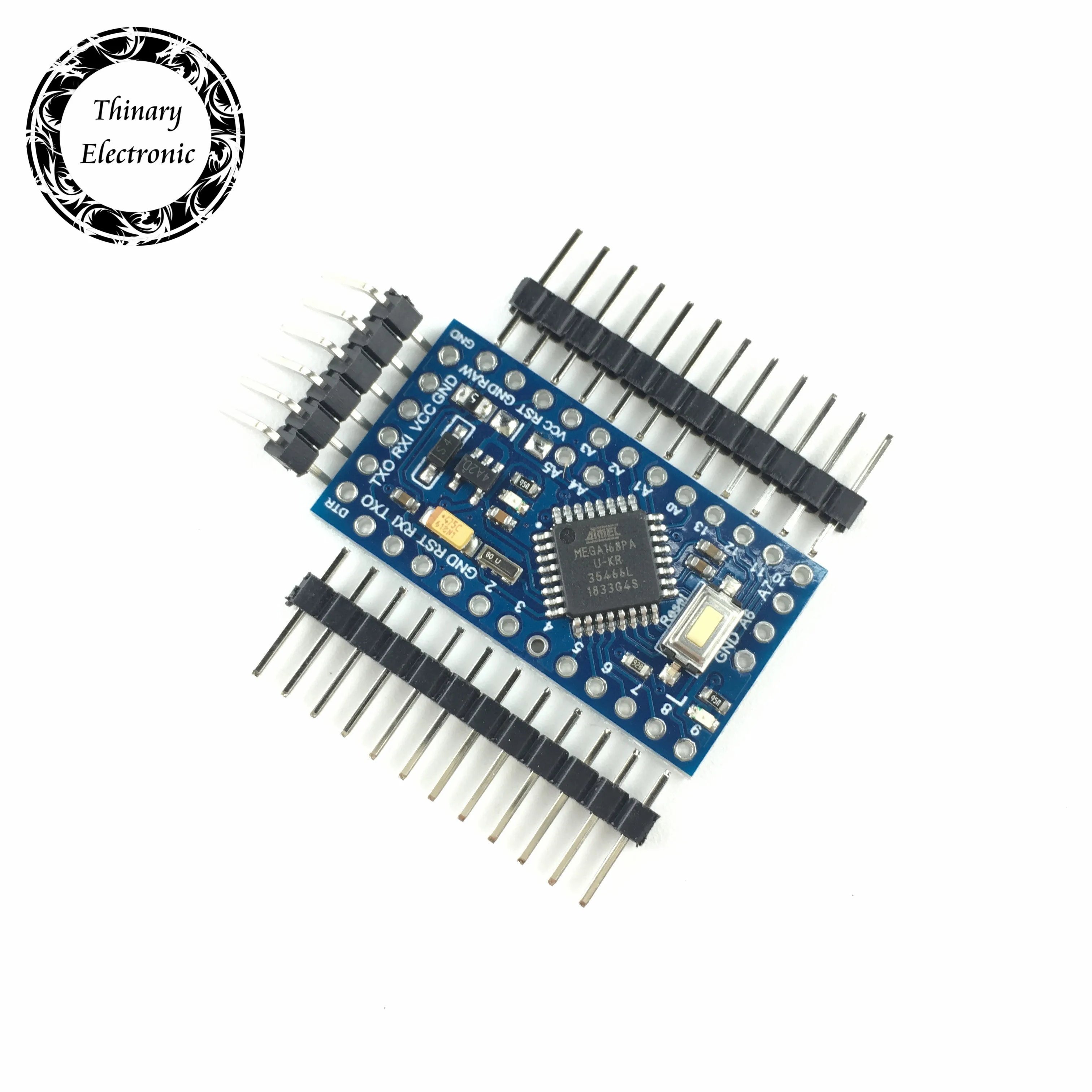 Бесплатная доставка Thinary Pro Mini 168 3 V/8 M ATMEGA168 ATMEGA168P AU V/8MHz для Arduino Mini|Интегральные