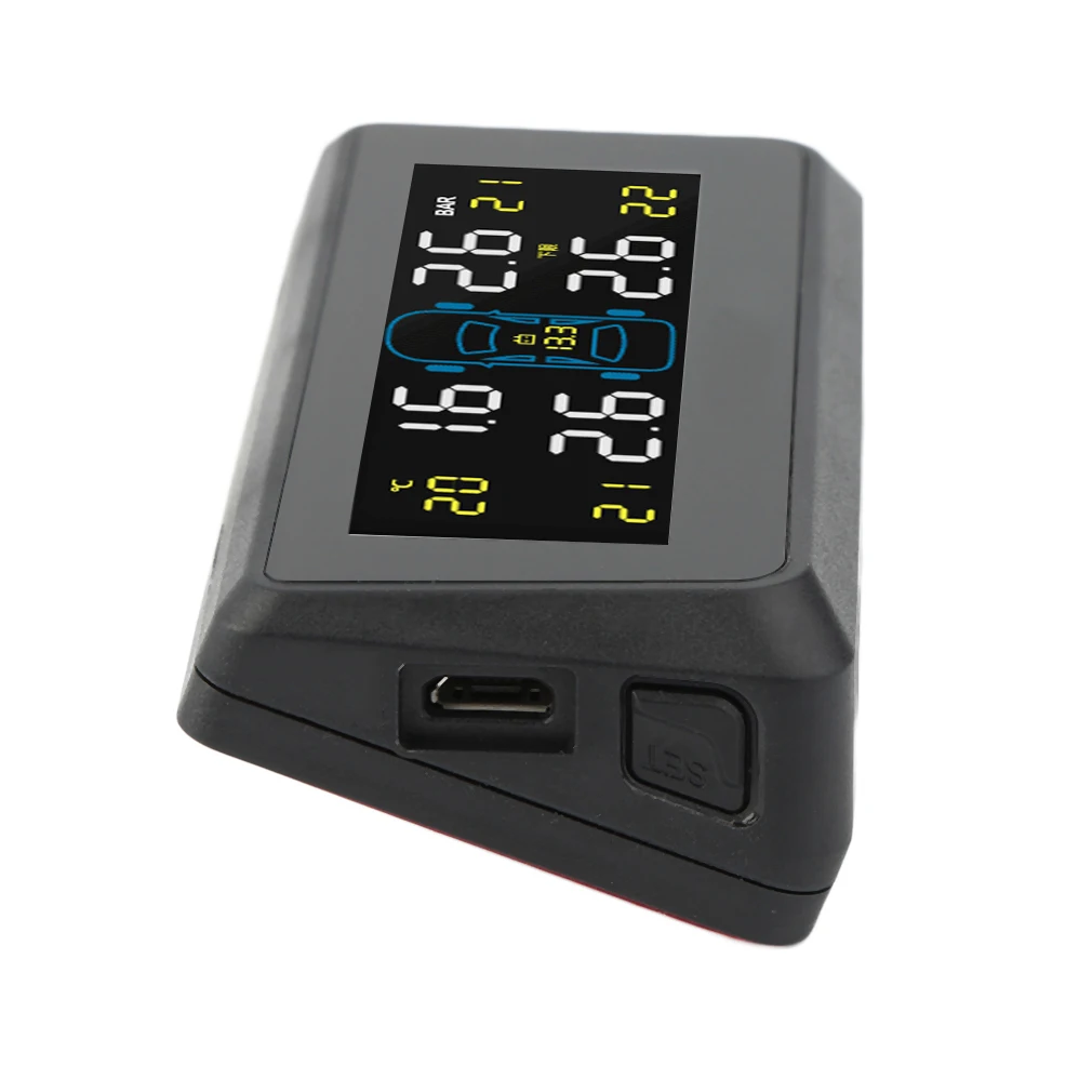 

Hot Tire Pressure Monitor System + 4 External Sensors LCD Display GS01-T02 New