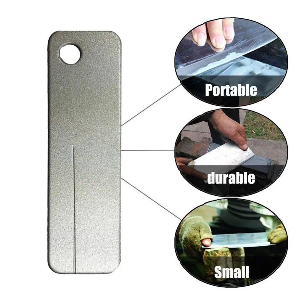 Лучший мини EDC Карманный алмазный камень точилка брелок рыба крючок заточка