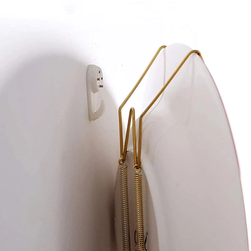 Листовой пружиной крюк подвесная вешалка керамическая настенная тарелка с