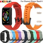 Ремешки для умных часов Huawei Honor Band 6, силиконовые, разные цвета