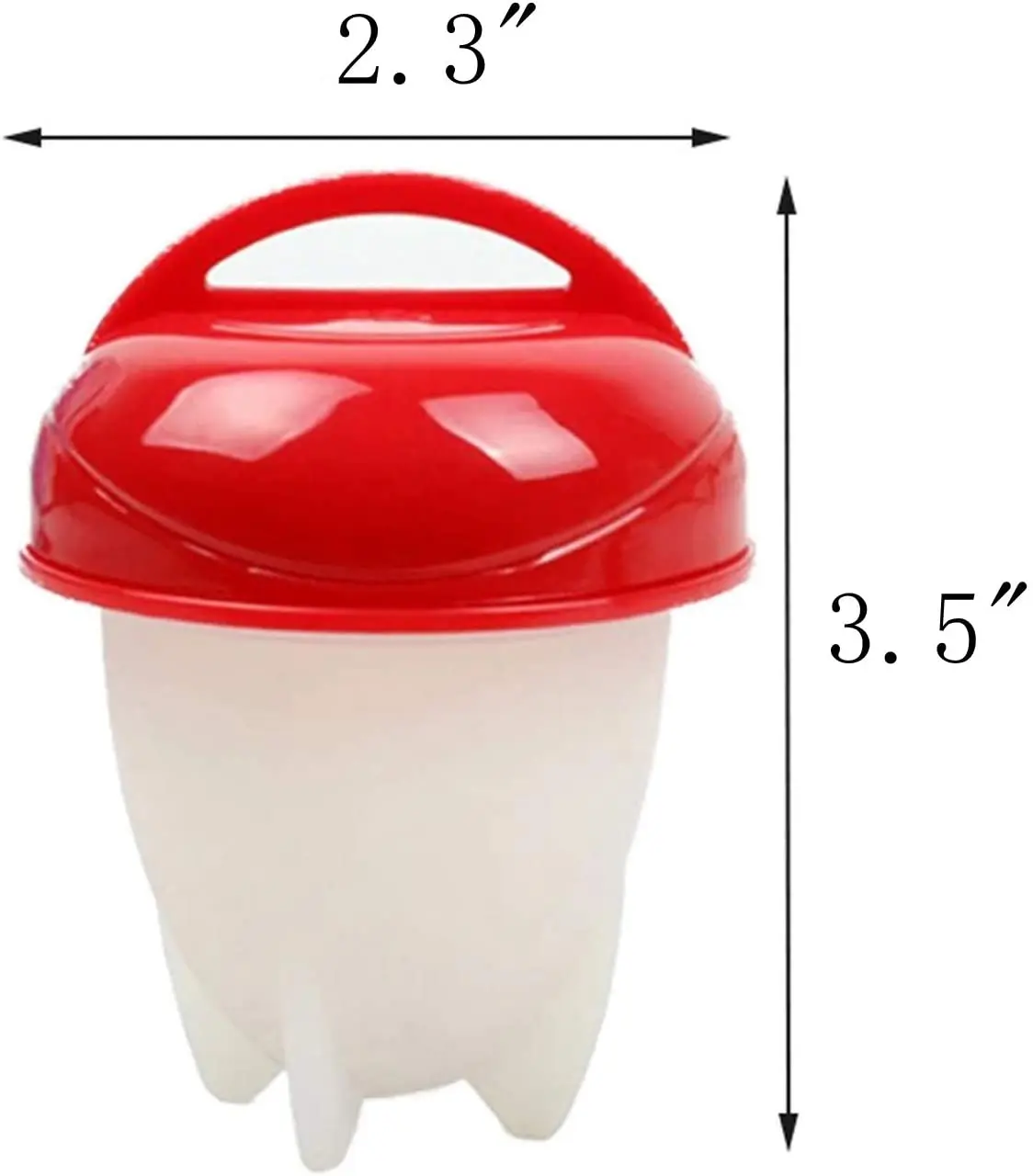 

6PCS/Set Egg Poachers Cooker Silicone Non-stick Egg Boiler Cookers 6 Piece Pack Boiled Eggs Mold Cups Steamer Kitchen Gadgets