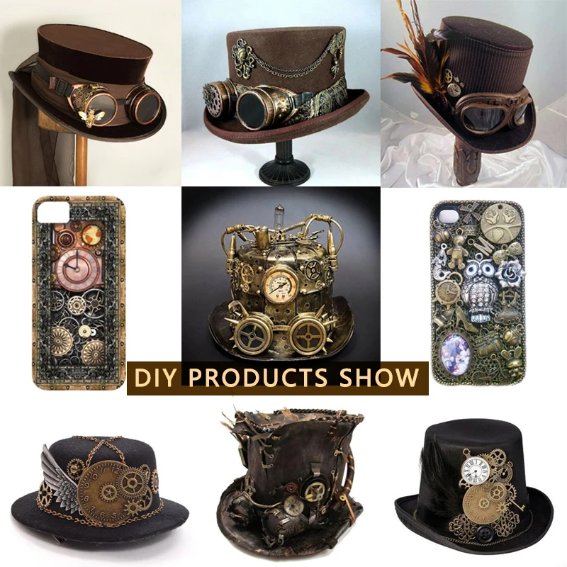 50 г 100 Смешанные античные стимпанк Cogs & Gears амулеты DIY Подвески для изготовления