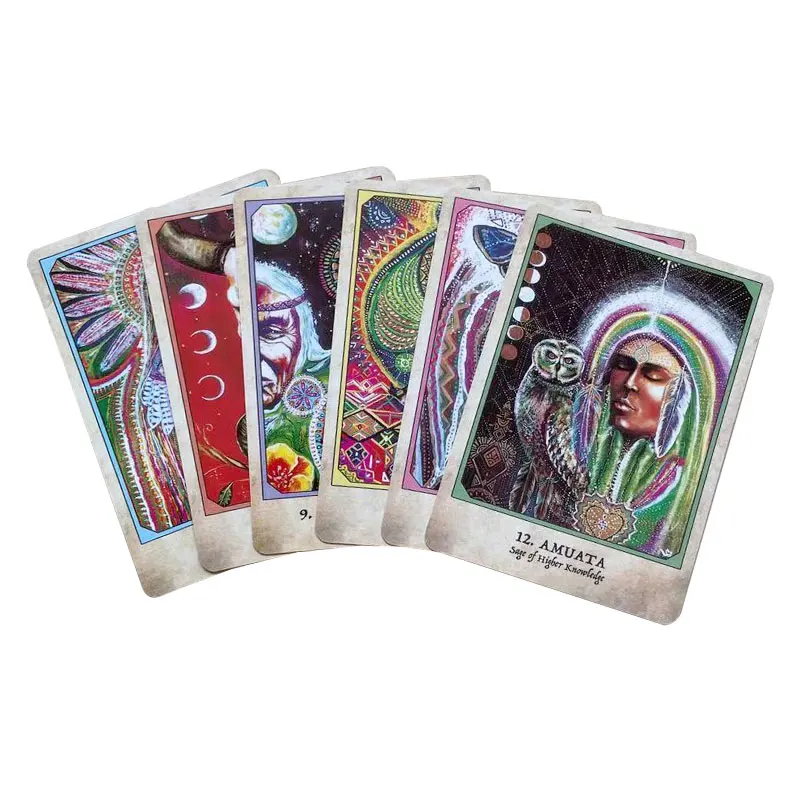 

Earth Warriors Oracle Tarot Deck Card Game Board Game Language English Divination Beginner Spirit Table Game