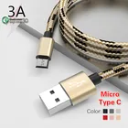 Usb-кабель 3A Micro USB C, кабель для быстрой зарядки 3,0, зарядный кабель для Samsung, Huawei, Xiaomi, Honor, Redmi POCO, LG