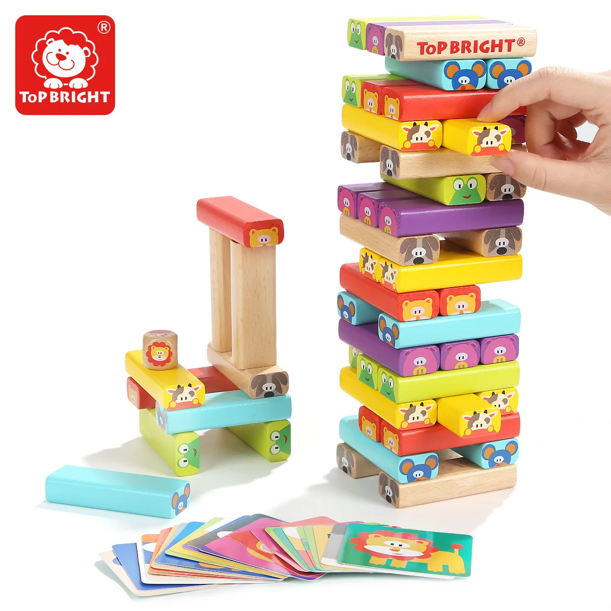 

Детские строительные игрушки Jenga, Интерактивная игрушка для родителей и детей, многослойные кирпичи для взрослых