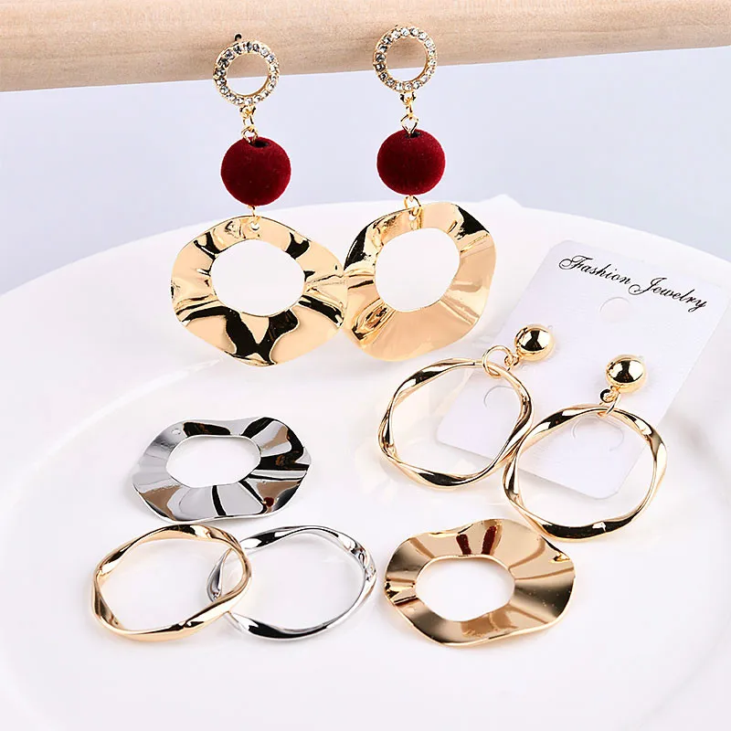 Круглая круглая подвеска из чистой меди с гальваническим покрытием в Корейском