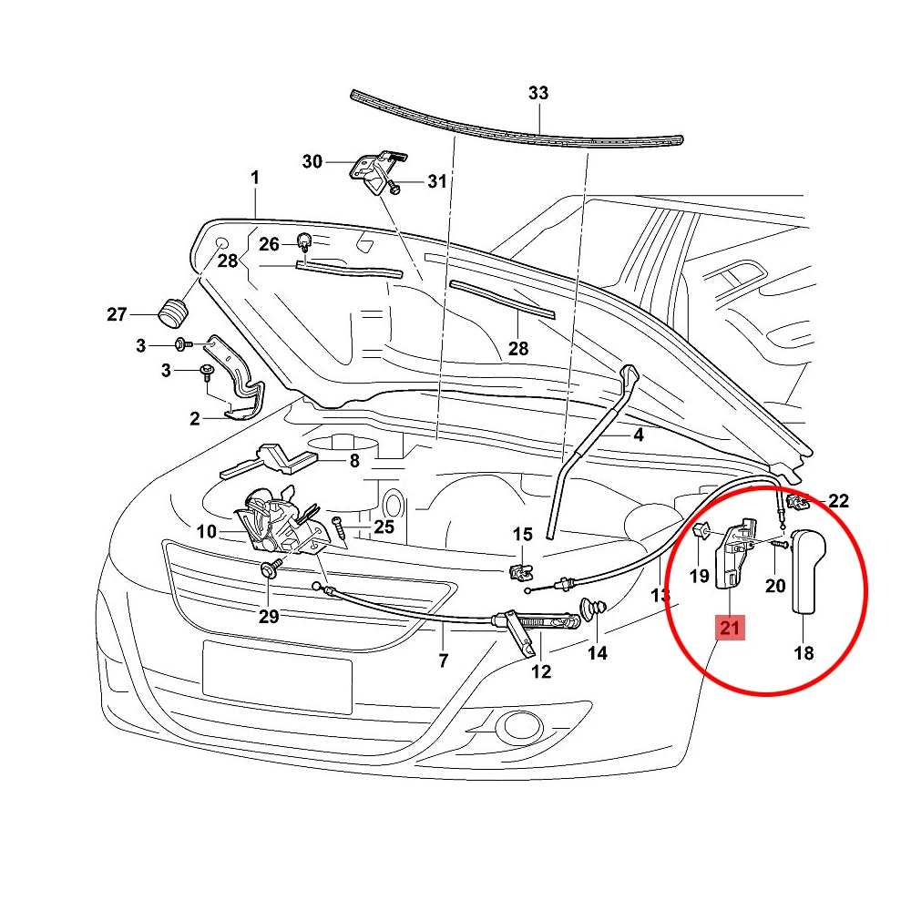 1J1823633A новая выдвижная ручка капота + кронштейн для VW Golf 4 Skoda Fabia Yeti Seat Altea Cordoba Ibiza Leon
