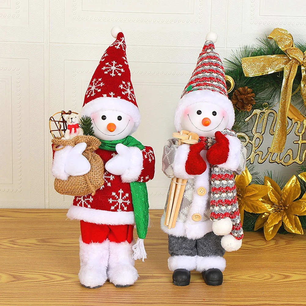 

Дед Мороз Снеговик Счастливого Рождества куклы украшения изысканные игрушки домашние рождественские украшения с новым годом 2022 подарок дл...