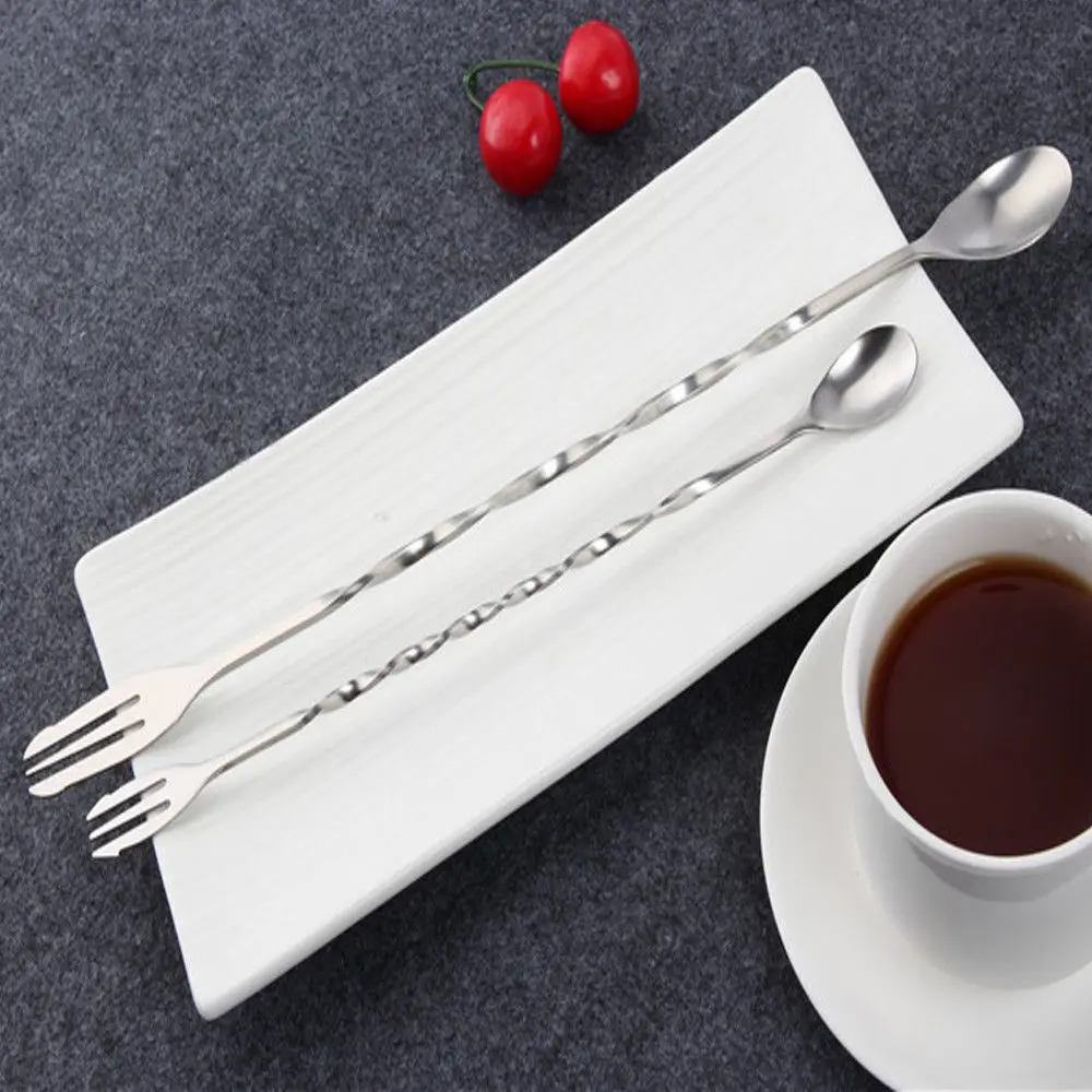 1 шт. 26/32 см коктейльное Палочки коктейльные палочки мешалка бар ложка для