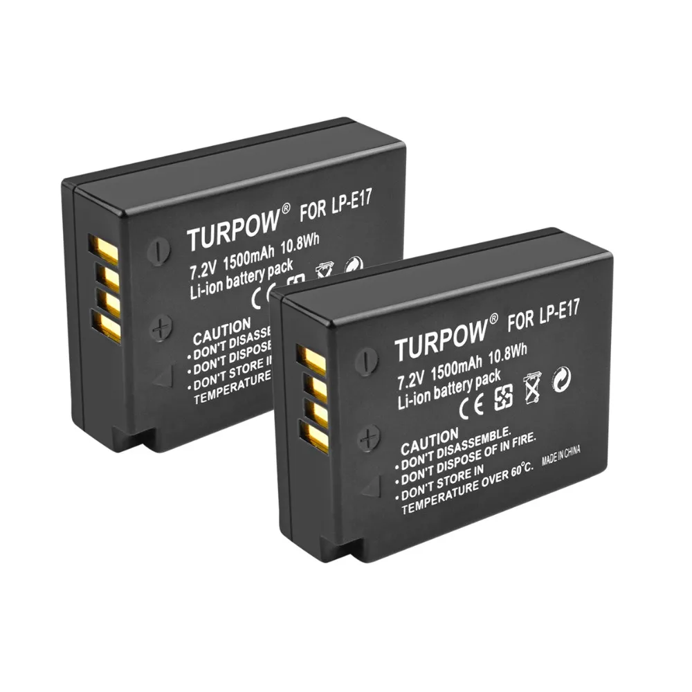 Turpow 1500 мА/ч, LPE17 LP E17 LP-E17 Батарея+ ЖК-дисплей двойной Зарядное устройство для цифровой однообъективной зеркальной камеры Canon EOS 200D M3 M6 750D 760D T6i T6s 800D 8000D поцелуй X8i L10