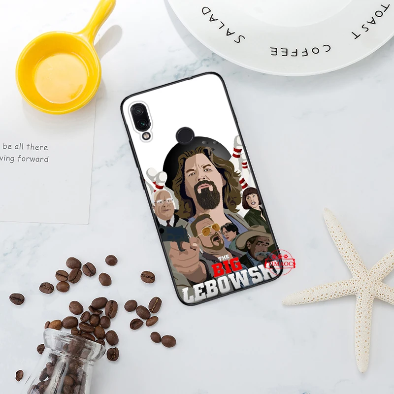 Фильм БОЛЬШОЙ ЛЕБОВСКИ Блестящий силиконовый случай для Redmi Примечание 4X5 Pro 6 5A