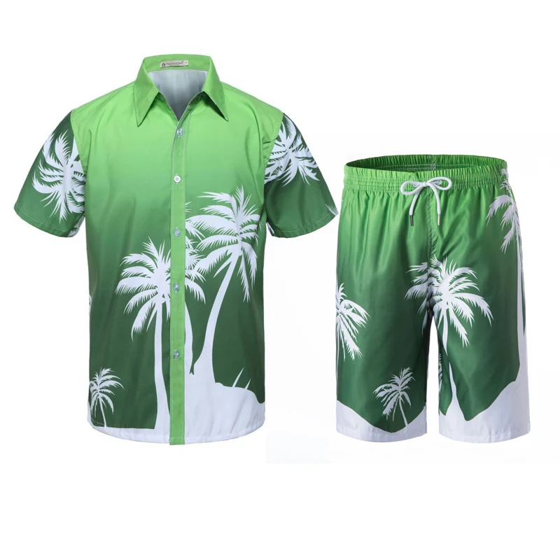 Костюм пляжный Мужской Быстросохнущий с шортами и размеры до 4XL|Мужские