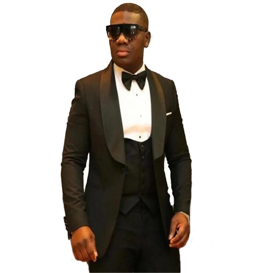 

Mens Suits (Jacket+Pants+vest) Latest Coat Designs Grey With Dot Pattern Slim Fit Business Blazer Classic Tuxedo Groom Wedding