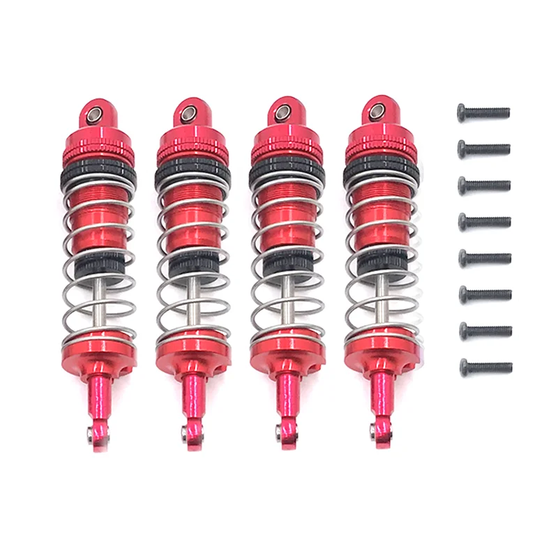 4pcs All-Metal Hydraulic Shock Absorber, Used For WLtoys144001 124019 124017 Remote Control Car Upgrade Parts enlarge