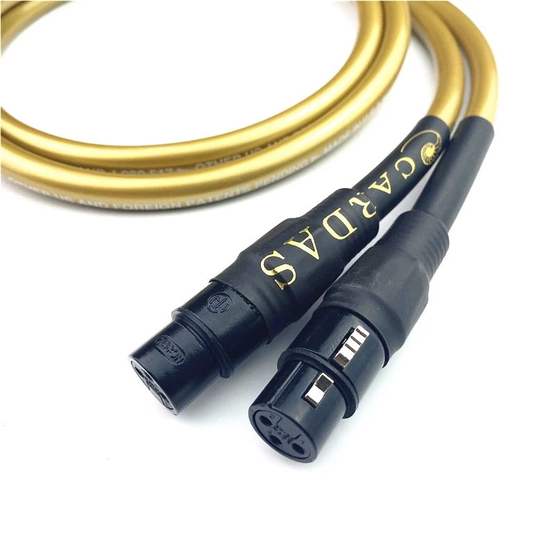 Сбалансированный кабель XLR Hexlink золотистый 5-C с золотистым покрытием для передачи