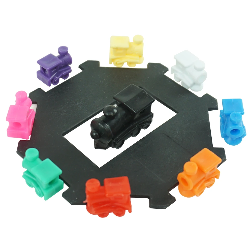 Настольная игра Double Twelve с мексиканским поездом домино 91 шт. белые блоки цветные