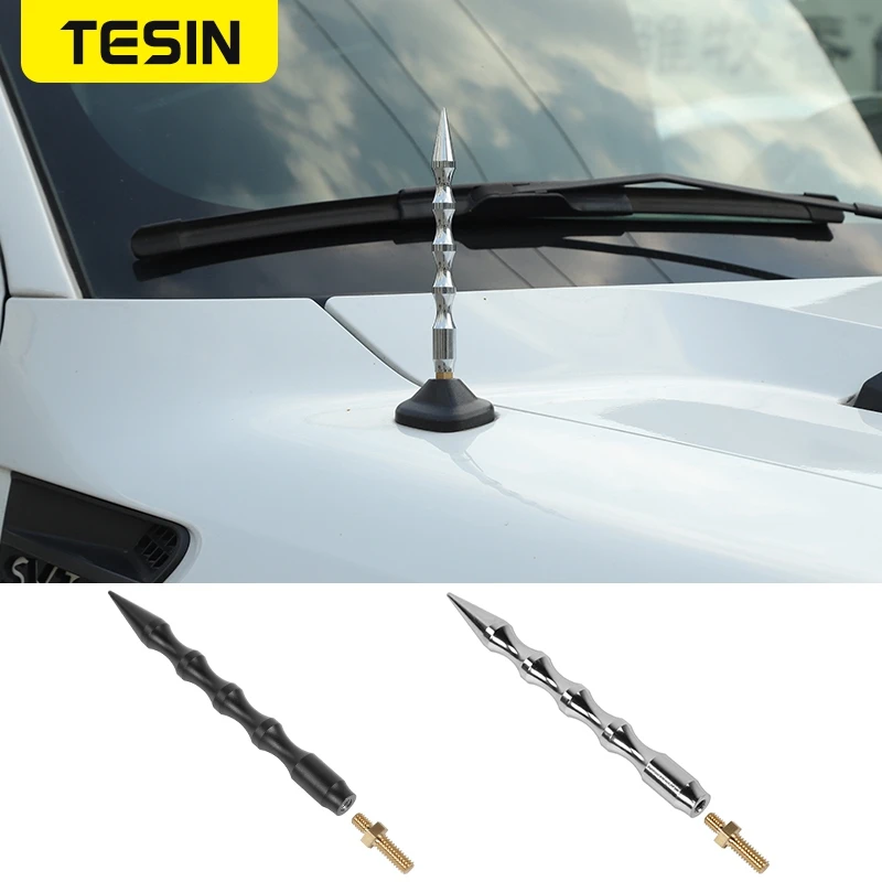 

TESIN Car Accessories for Ford F150 Car Auto FM AM Radio Signal Metal Modify Antennafor Ford F150 2009-2014