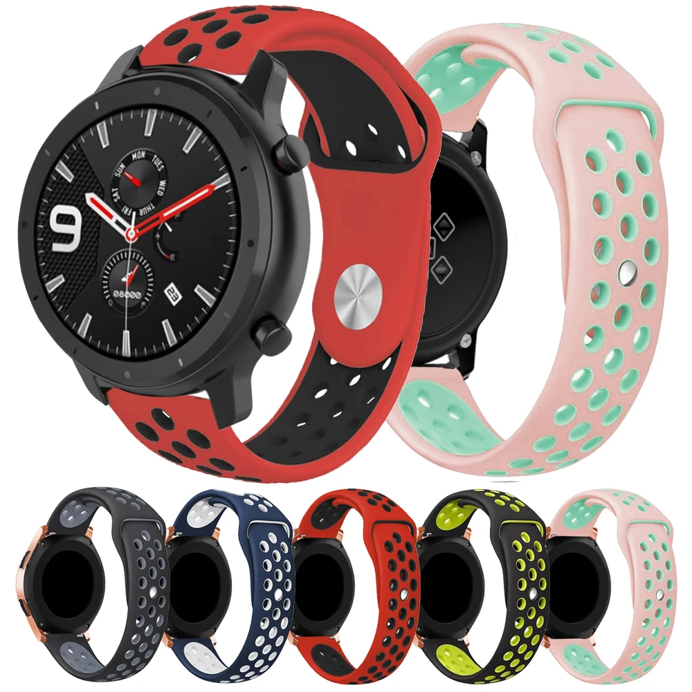 Сменный ремешок для часов Garmin Vivoactive 4 GPS мягкий силиконовый смарт-часов 22 мм |