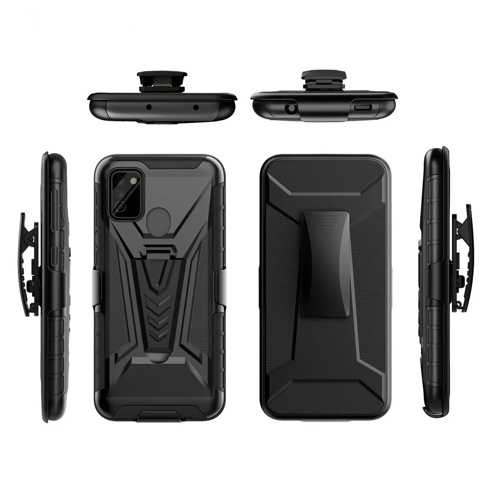 

Armor Case with Belt Clip for Motorola Moto G Stylus 2021 Power Play One 5G Ace Shockproof Cover Heavy Duty Protective Fundas