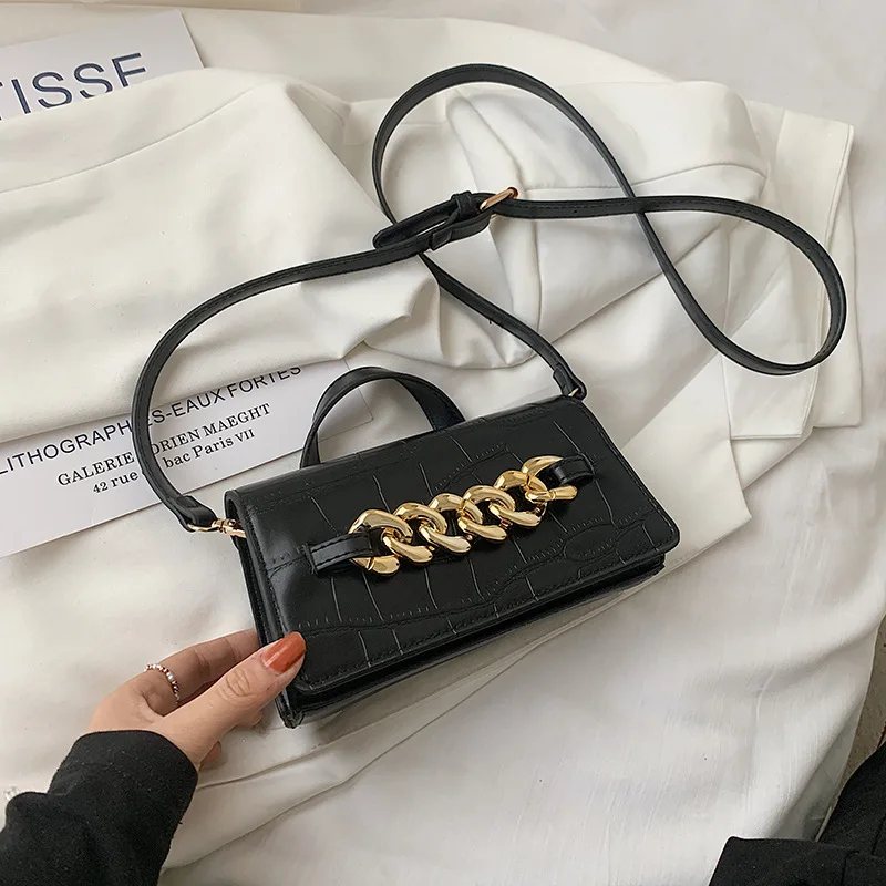 2021 новая сумка модная через плечо маленькая сумочка на цепочке женская для