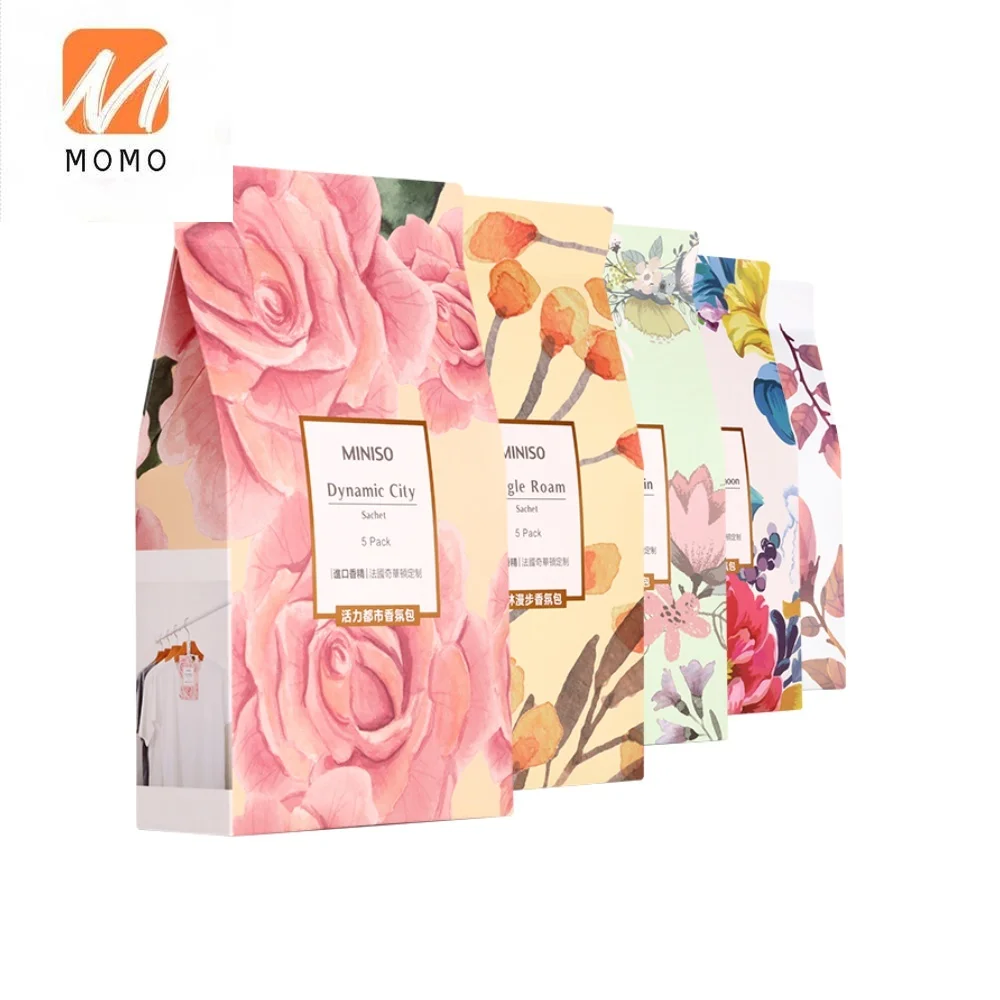 

Fragrance Pack 1 Box 5 Packs Freshing Agent Bedroom Wardrobe Room Toilet Sachet Car Aromatherapy