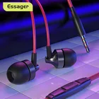Essager проводные наушники в ухо 3,5 мм Jack с микрофоном наушники Проводная гарнитура для iPhone Xiaomi спортивные игровые наушники