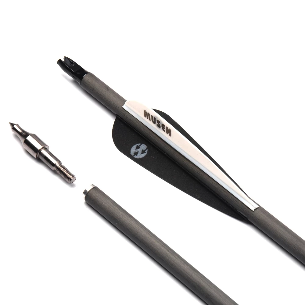 Стрелы Углеродные для рекурсивного/блочного Лука 12 шт. 500 дюйма | Спорт и