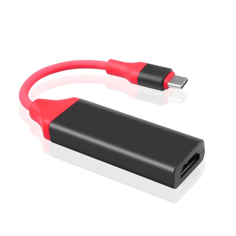 Адаптер 4K с USB 3 1 на HDMI-совместимый адаптер Type C штырь-гнездо кабельный конвертер