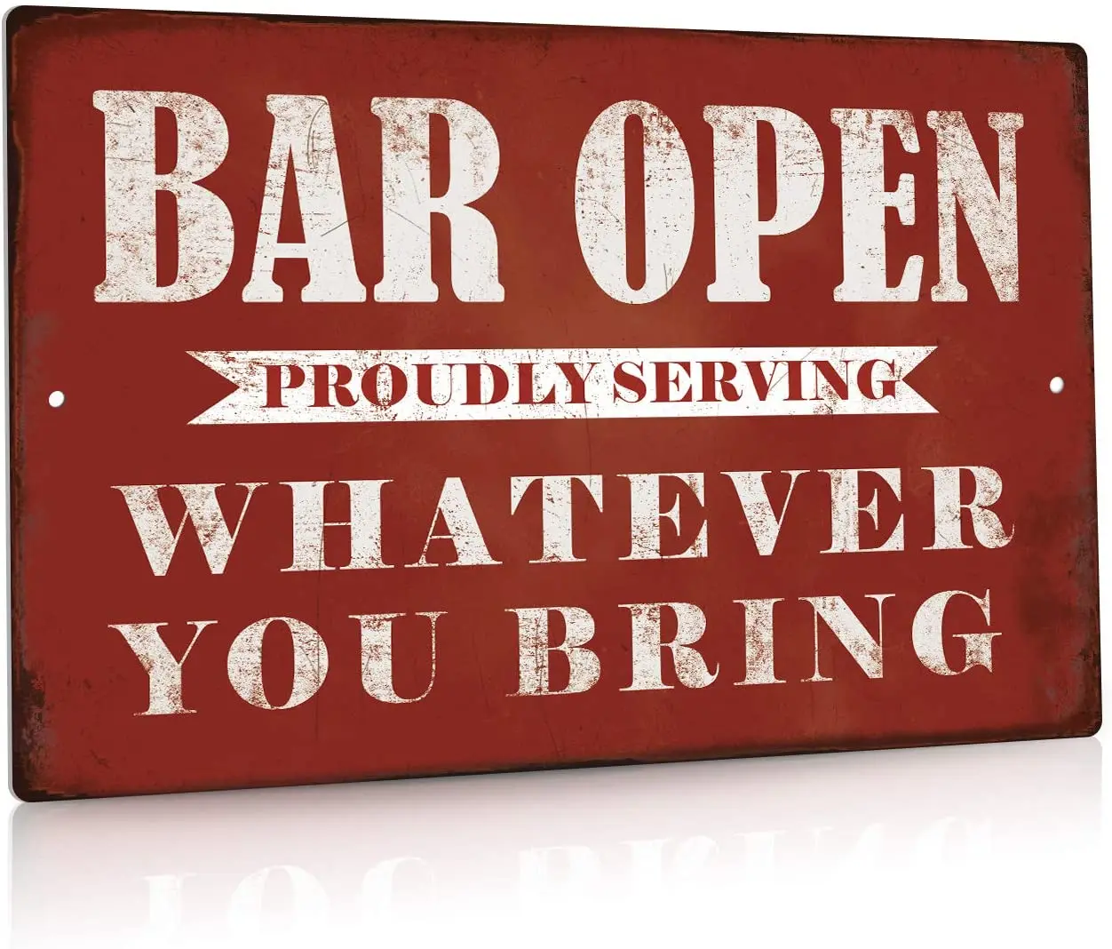 

Decor Bar Open Metal Tin Sign Bar Man Cave Funny Wall Decor
