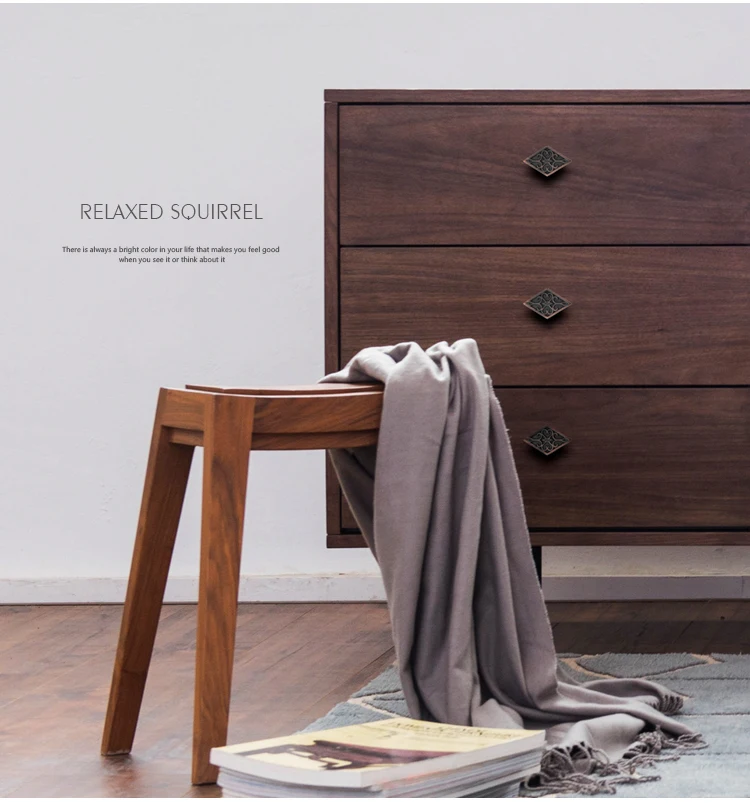 Классические антикварные ручки для шкафов WV латунные из Красной и желтой бронзы