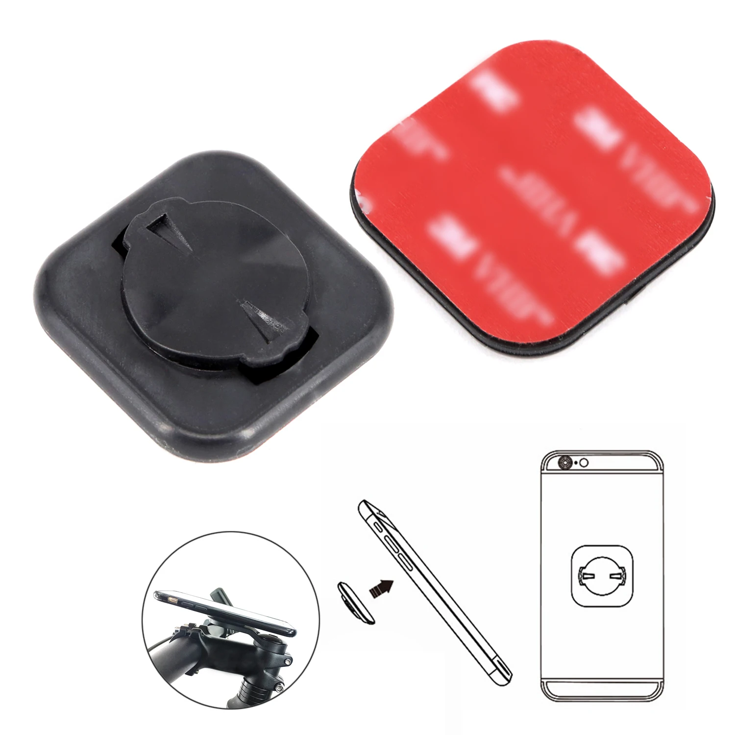 

1pc Cycling Phone Stick Adapter Holder Plastic For Garmin Edge GPS Computer Mount Bracket Bicycle Bike Accessories Parts