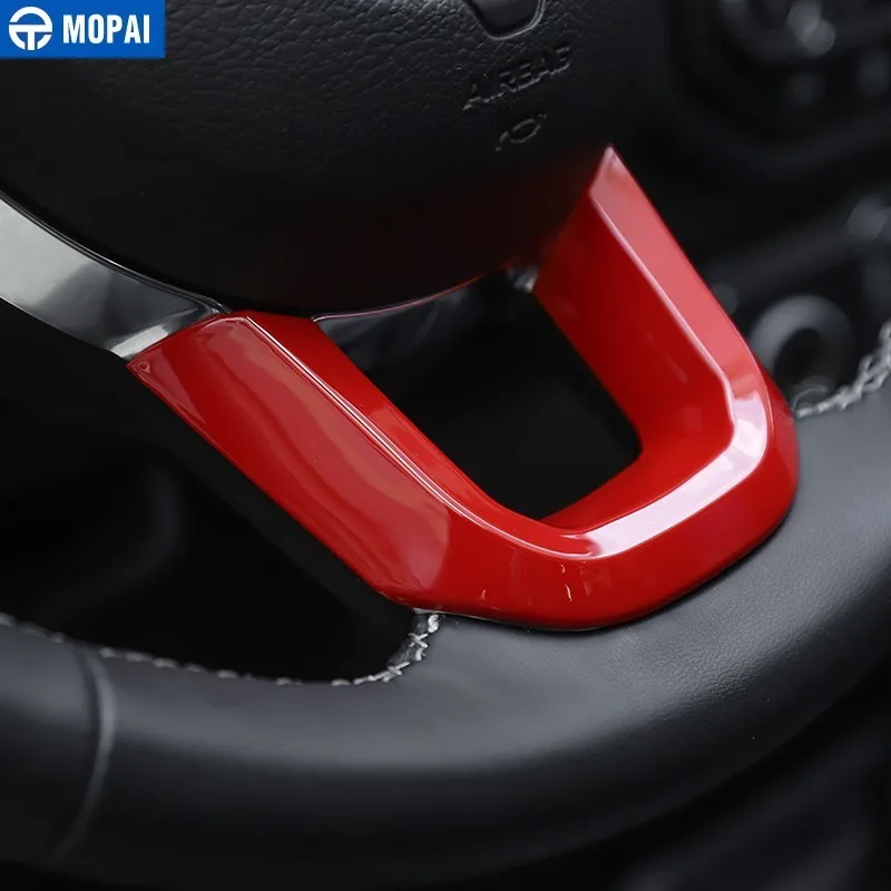 Декоративные наклейки на рулевое колесо MOPAI ABS для Jeep Wrangler JL 2018 + аксессуары Gladiator JT