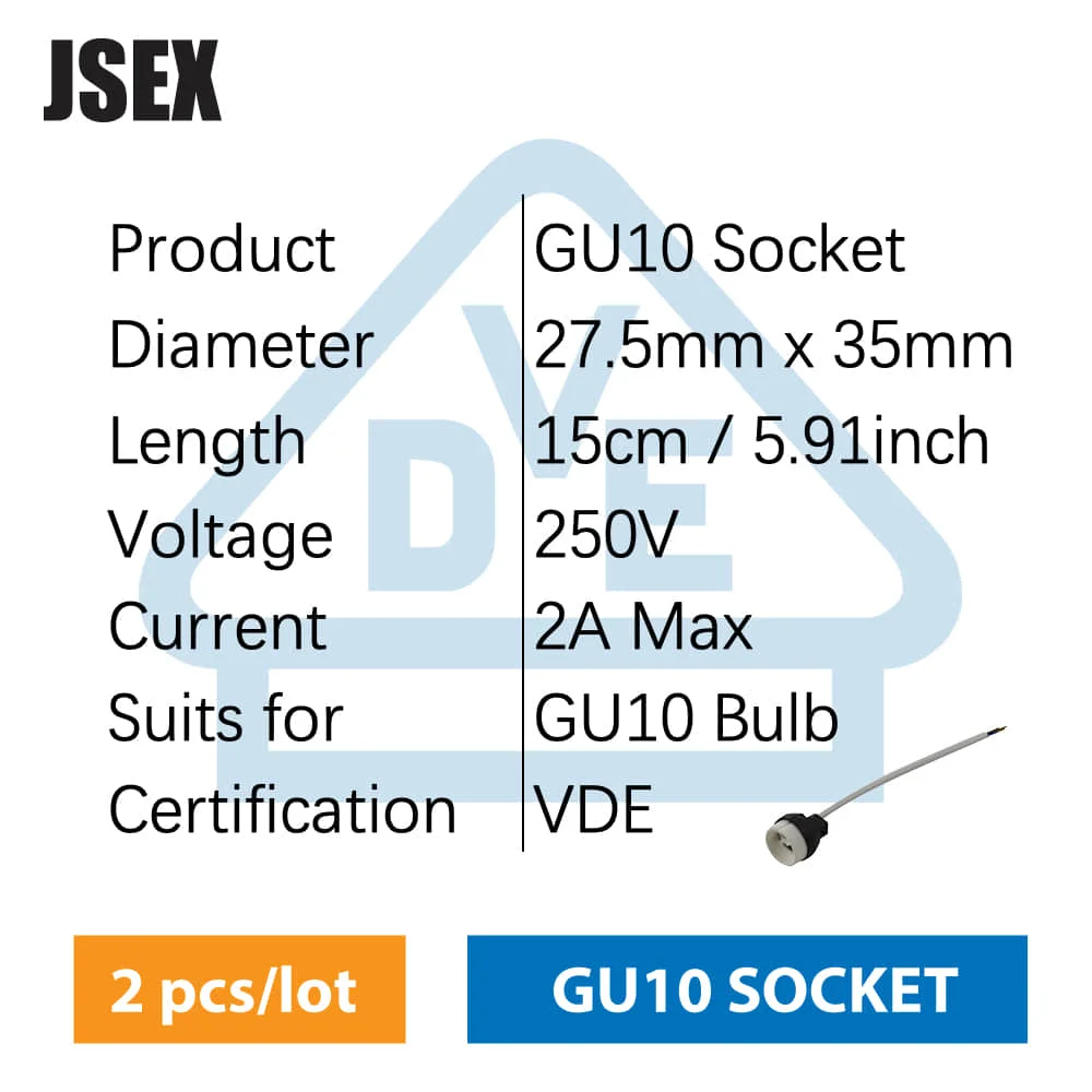 Цоколь для лампы 15 см GU10 адаптер Светильник Разъем Преобразователь керамический