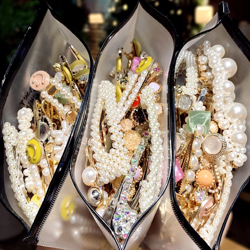 Женская заколка для волос с жемчугом 30 видов |