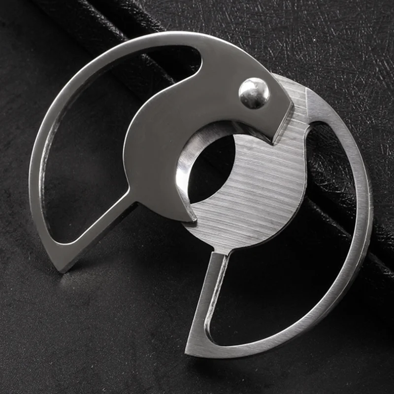 Нож для резки сигар с двойным краем карманный классический Гильотинный ножницы