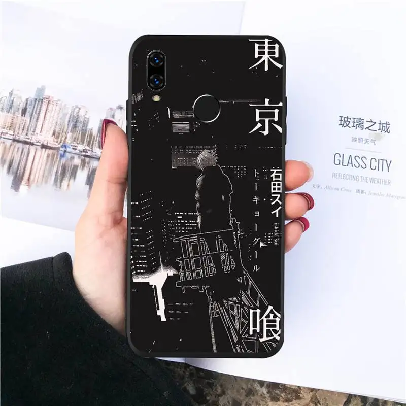

Tokyo Ghouls japanese Anime Phone Case For Huawei honor Mate P 10 20 30 40 Pro 10i 9 10 20 8 x Lite Luxury brand shell funda