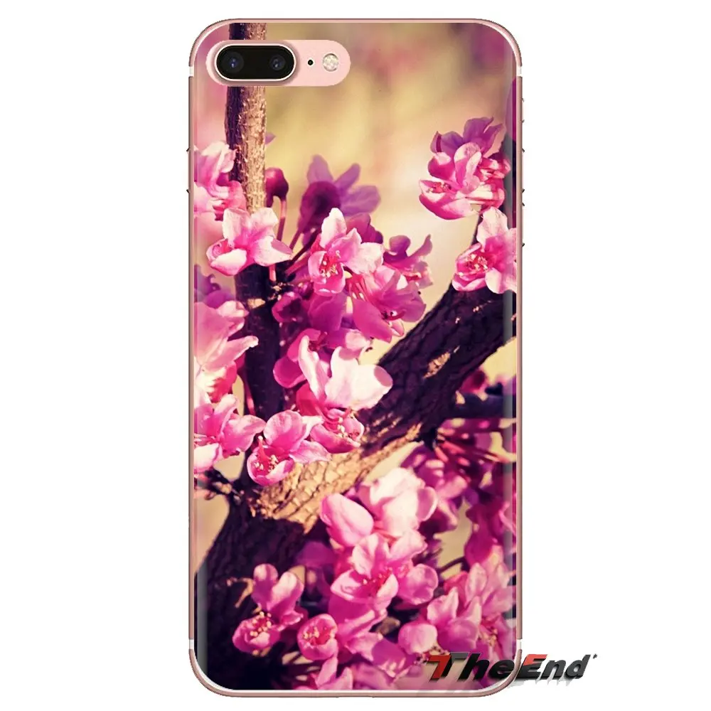 Розовая Сакура цветок вишни для Xiaomi Mi3 samsung A10 A30 A40 A50 A60 A70 Galaxy S2 Note 2 большое ядро Prime