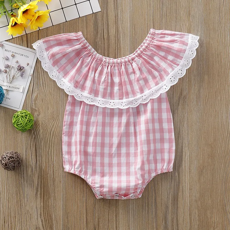 Детский летний комбинезон милый для новорожденных девочек повседневная одежда