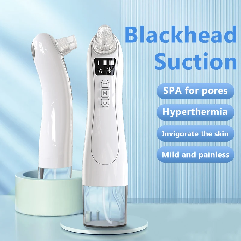 

Blackhead Remover Face Deep Nose Cleaner Water Cycle Acne Pimple Removal Vacuum Suction Facial Diamond Beauty Clean Skin Tool