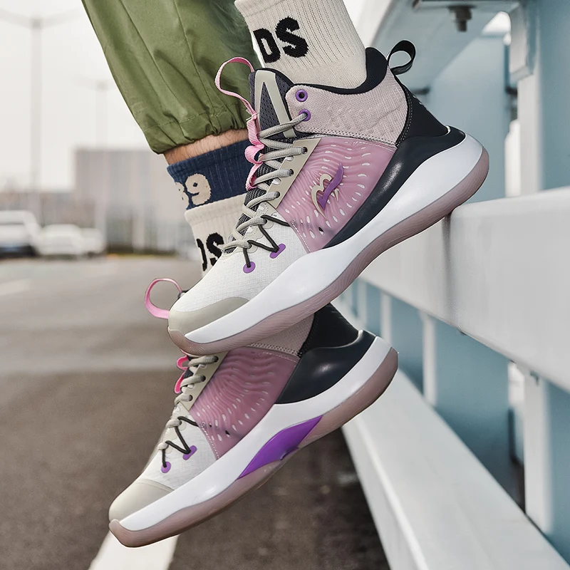 

The Latest Hot Style Fashion Trend Breathable Couple High-top Running Shoes Men's Basketball Shoes
