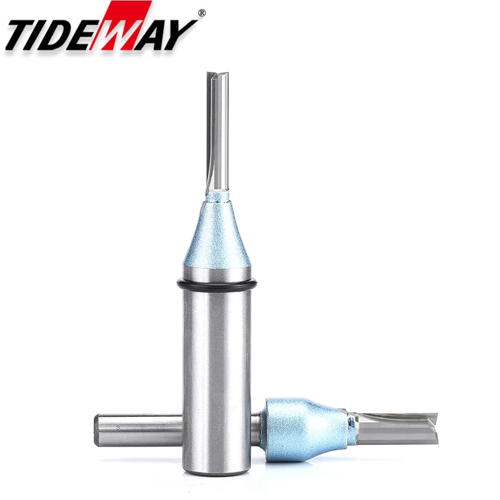 Tideway фреза с 2 канавками и хвостовиком 1/2 дюйма 1/4 TCT прямые фрезы для