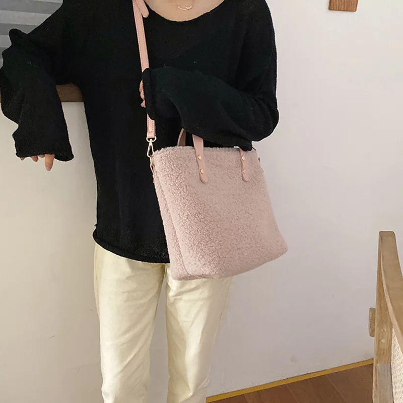 Дизайнерские женские сумки роскошные через плечо из искусственного меха